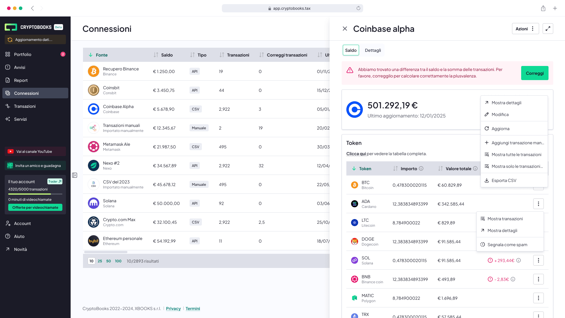 V3-connessioni