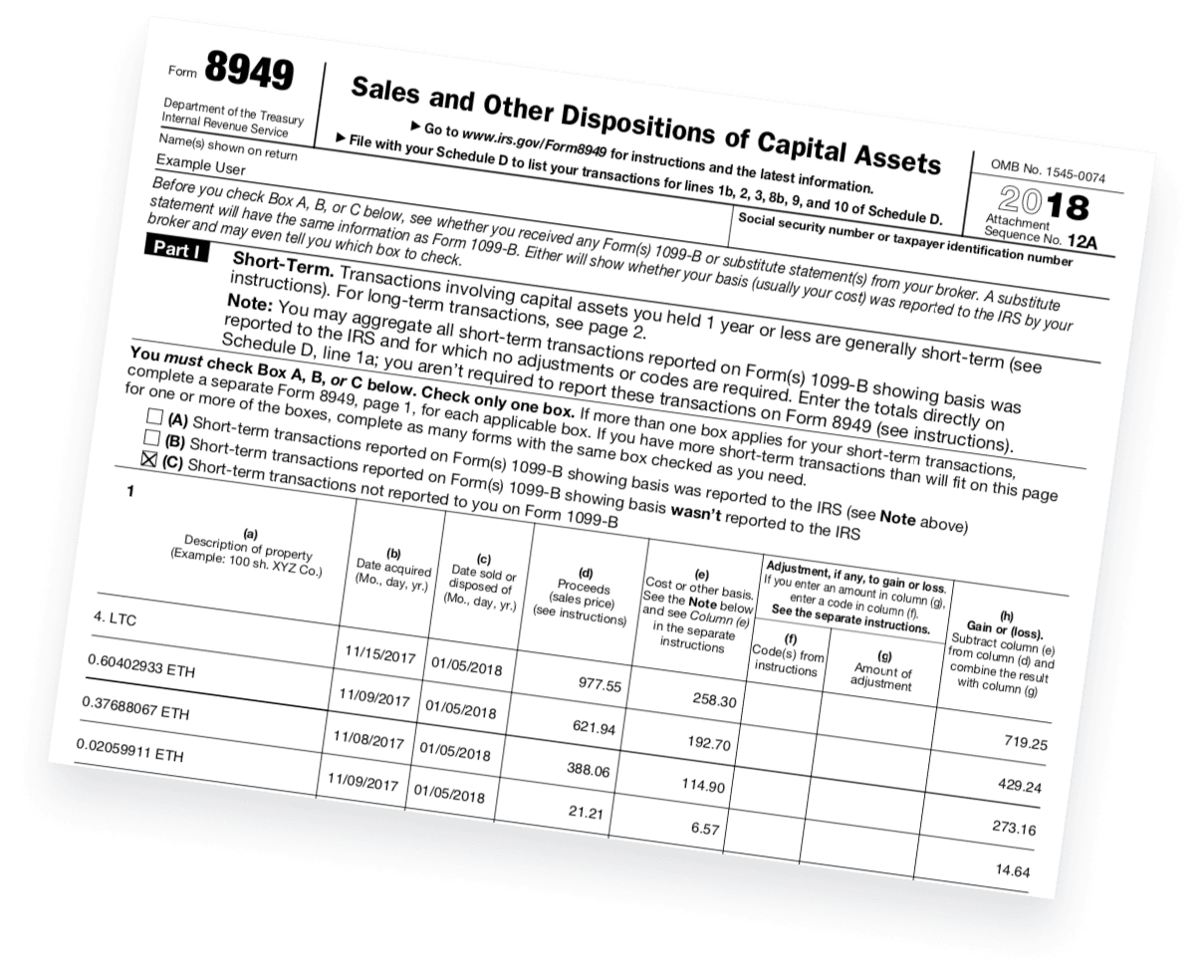 Crypto asset disposal