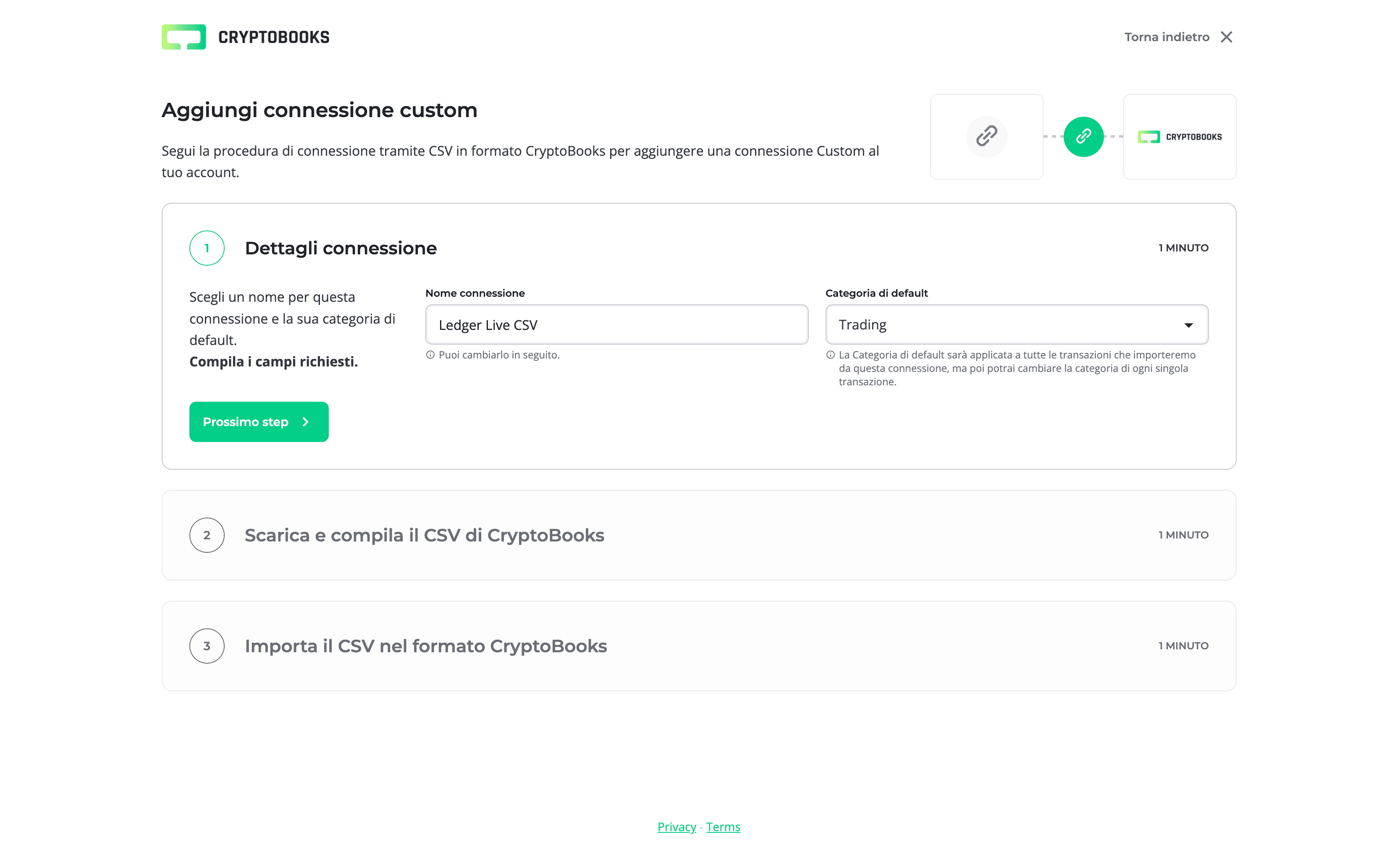 connessione-custom-ledger-cryptobooks