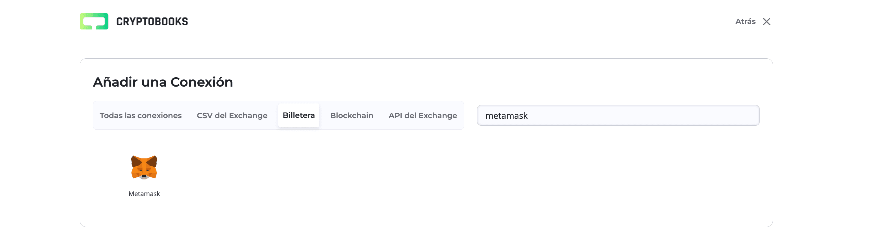 cryptobooks-metamask-connection