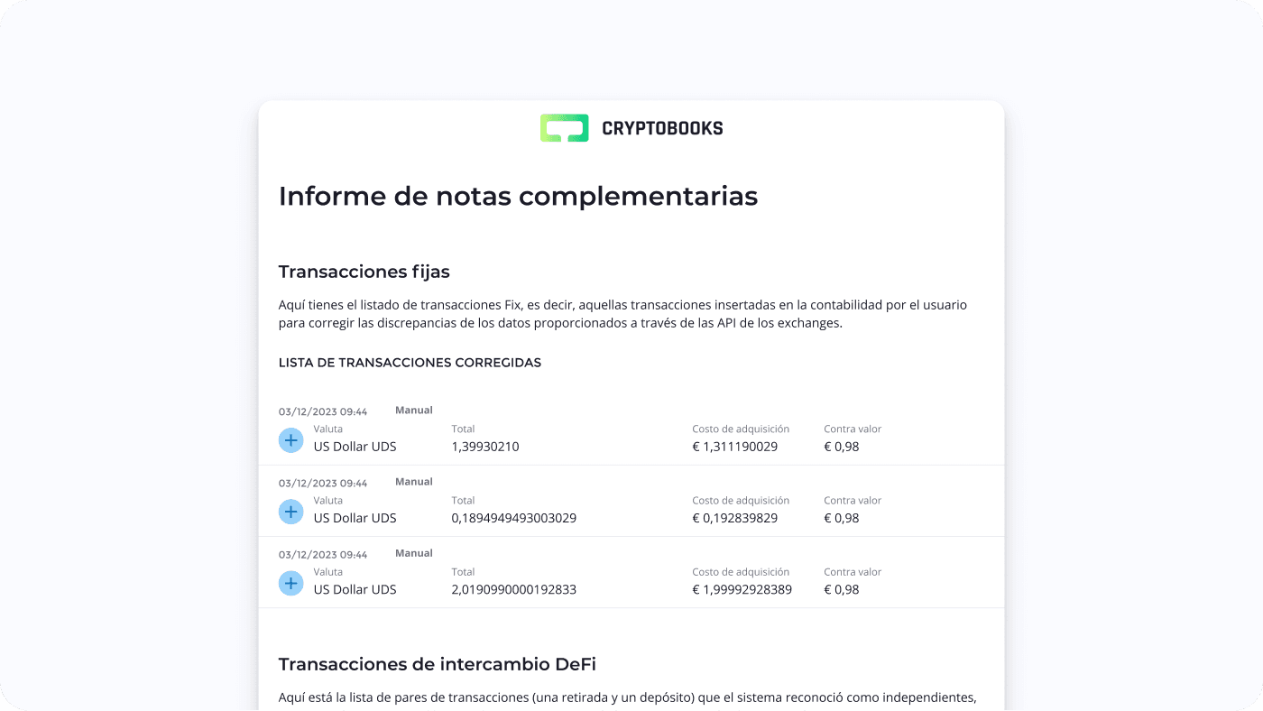 Informe complementario de Cryptobooks (decorativo)