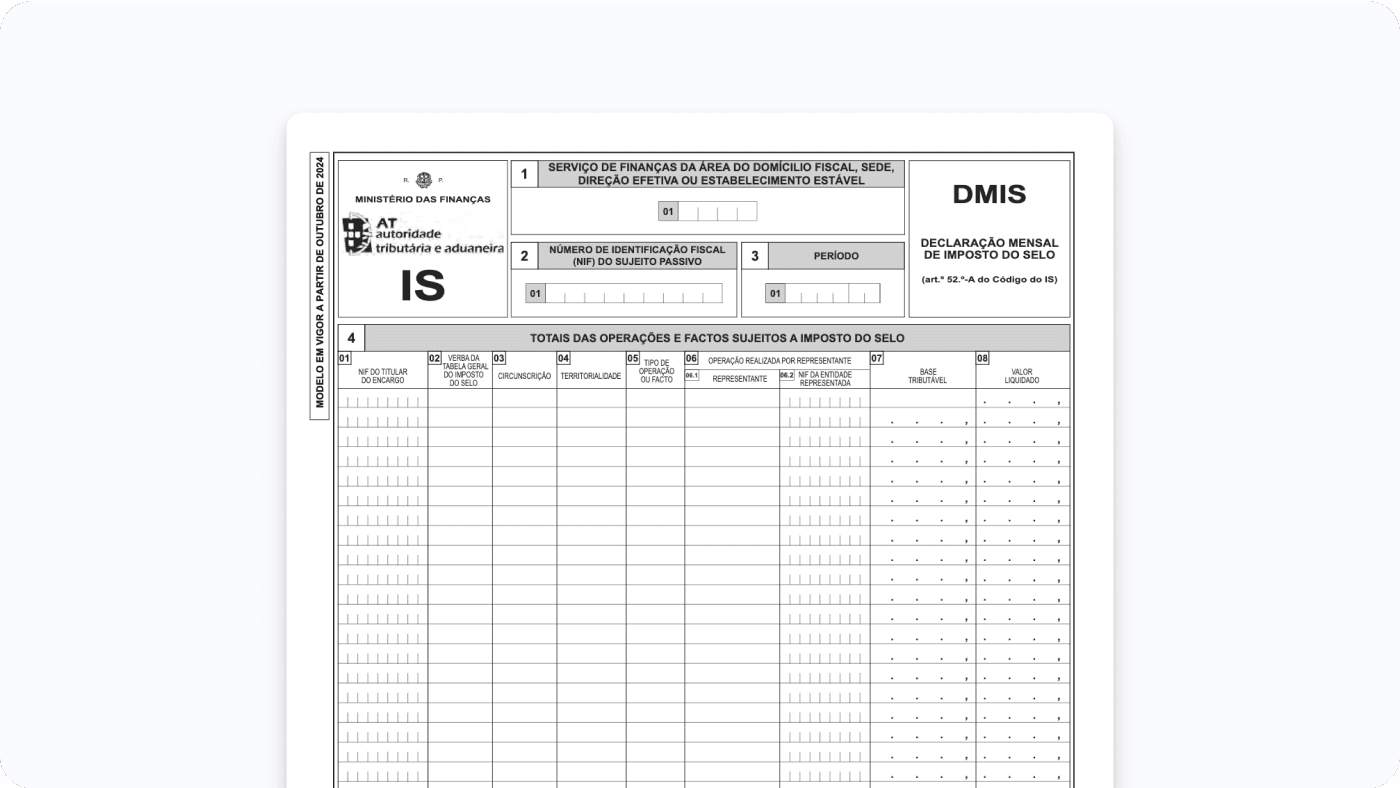 Relatórios pré-preenchidos da DMIS (decorativo)